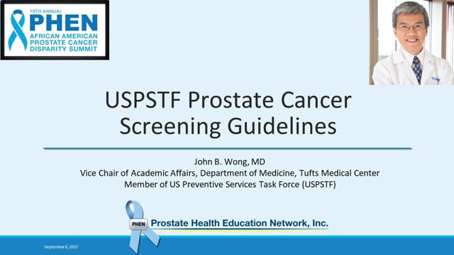 USPSTF Prostate Cancer Screening Guidelines