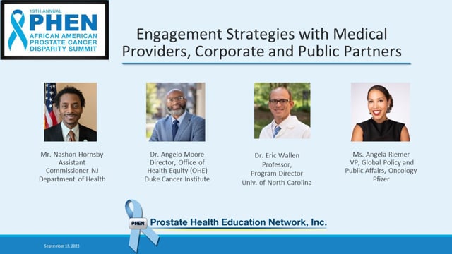 Engagement Strategies with Medical Providers, Corporate and Public Partners