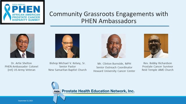 Community Grassroots Engagements with PHEN Ambassadors