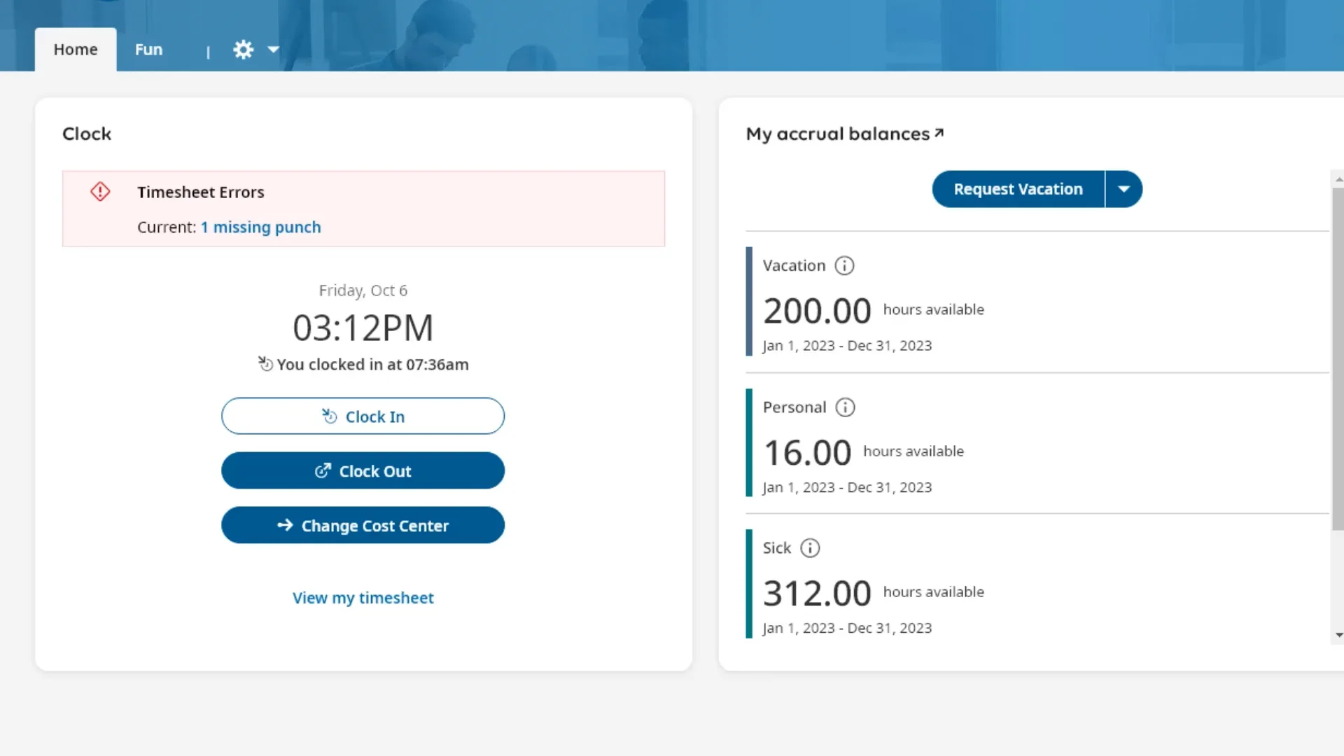 Time System Navigation for Employees on Vimeo