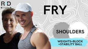 Shoulder Fry (weights+block+stability ball) 100623