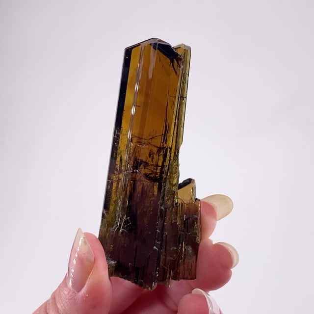 Epidote (gemmy multi-terminated ''Faden'' group)