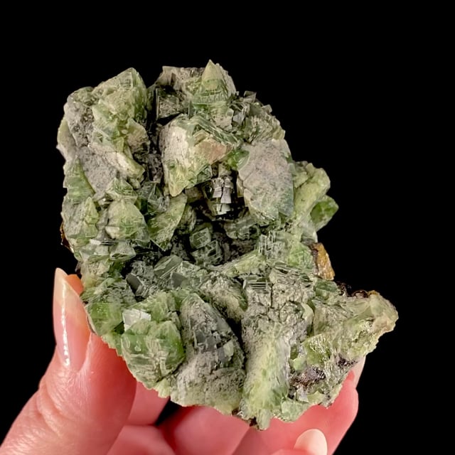 Ludlamite (good sized crystals) (rare locality)