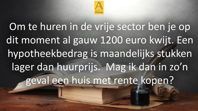 Huis met rente kopen of duur huren?