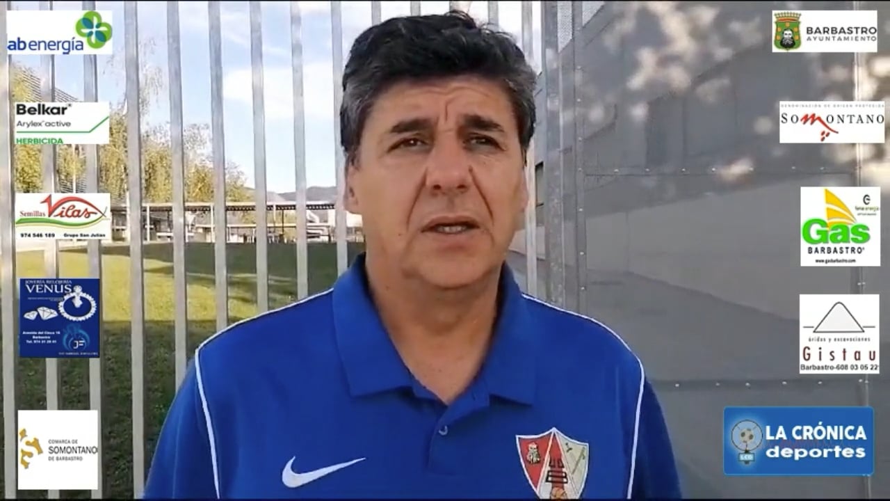 JOSETE (Entrenador Barbastro) Valle de Egüés 3-0 UD Barbastro / Jor. 6 - Segunda Rfef - Gr 2 / Fuente: Ismael Belloc