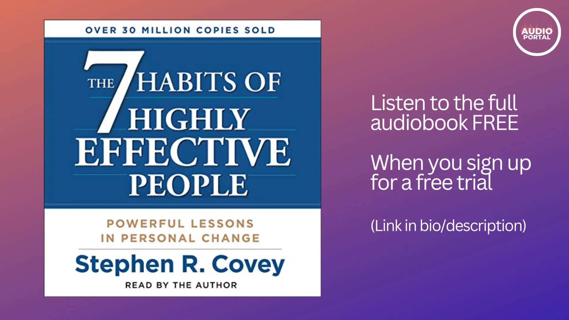 The 7 Habits of Highly Effective People Audiobook Summary Stephen R ...