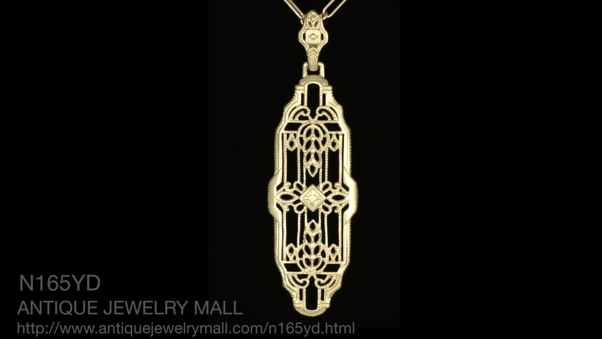 N Logo Vintage Necklace – YZ