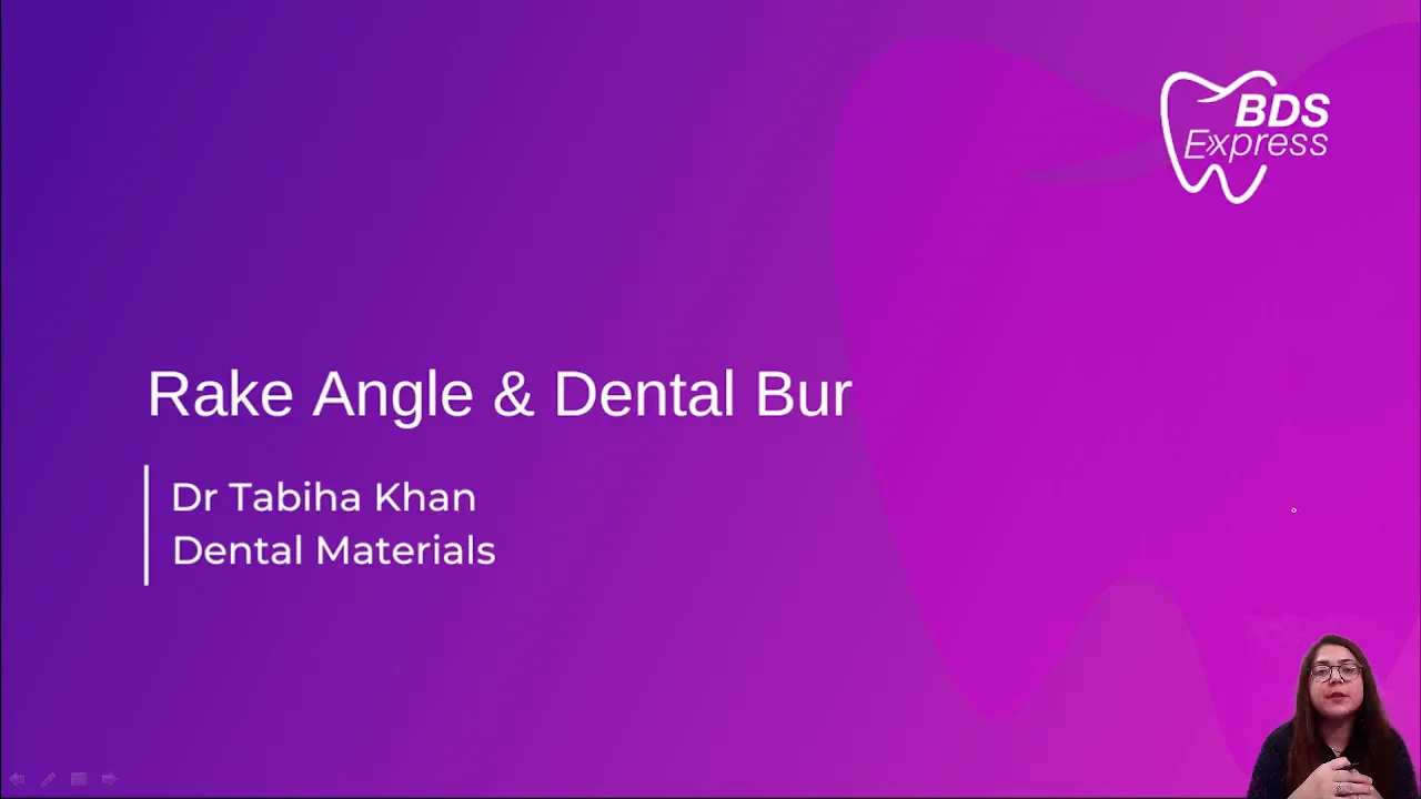 Rake angle & Dental Bur on Vimeo