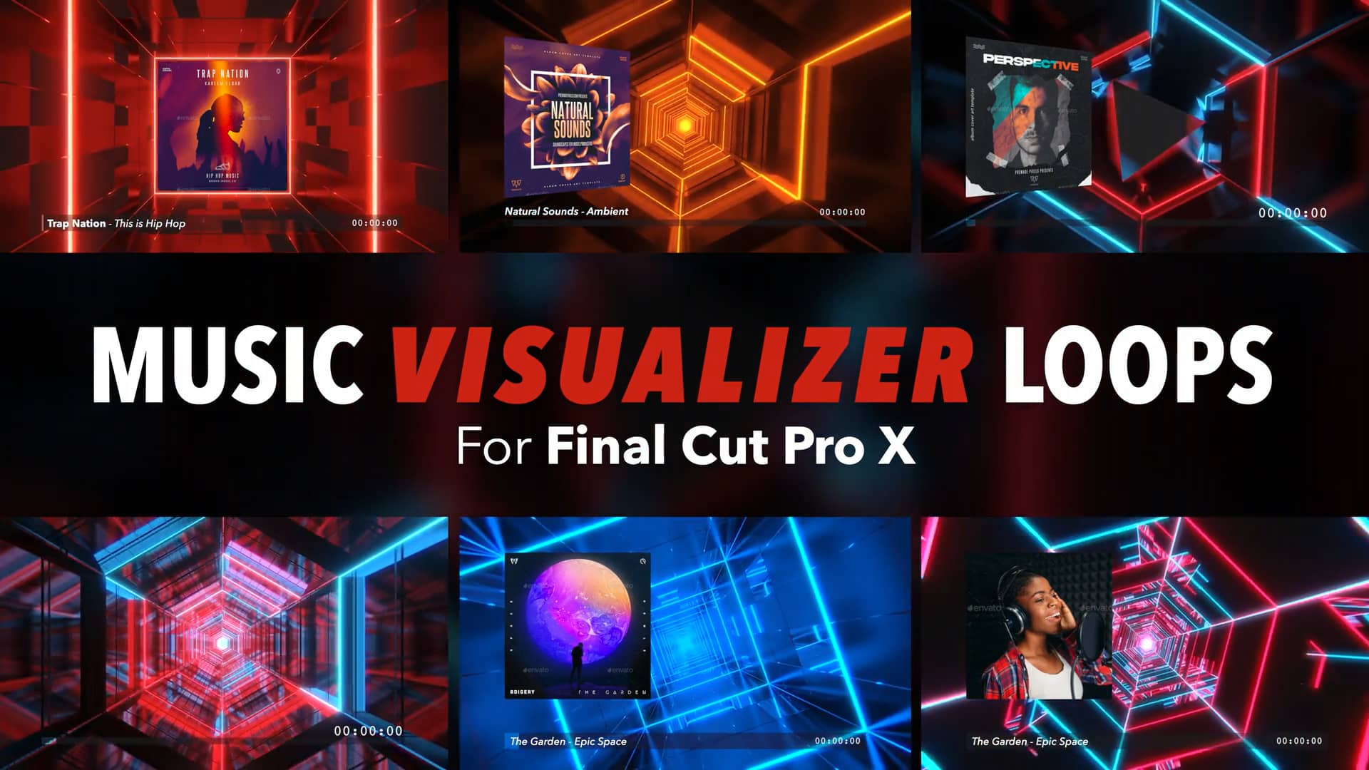 Music Visualizer Loops For Final Cut Pro X Motion Design on Vimeo