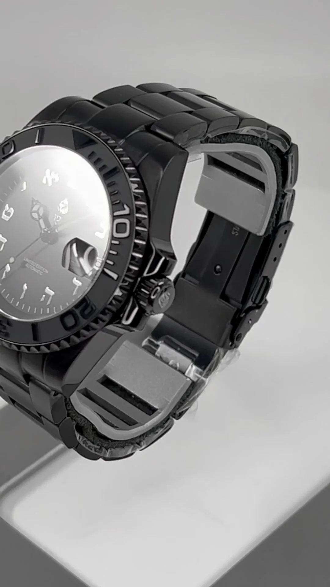Zman-Watch Full Black Tel Aviv Limited Edition | Hebraic Watch