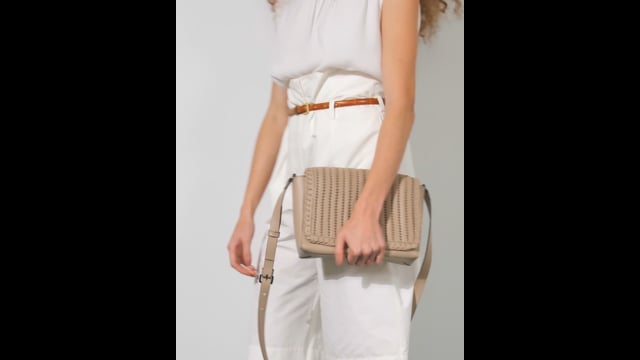 Alba Média Couro Tressê | Musgo