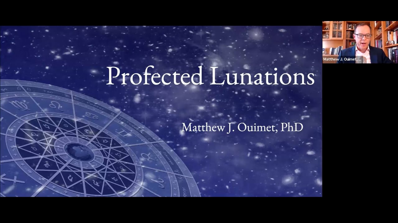 Sharpen Your Predictions with Profected Lunations - Matthew J. Ouimet, Ph.D. 2023-10-08