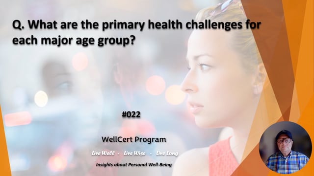 #022 What are the major health challenges by major age group?