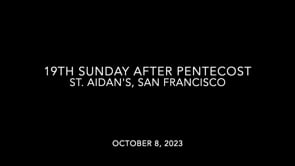 19th Sunday After Pentecost