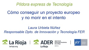 Pldora express - Cmo conseguir un proyecto europeo y no morir en el intento