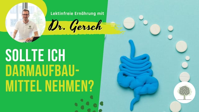 Gibt es Darmaufbaumittel (Medikamente), die man zusätzlich zur lektinfreien Ernährung noch einnehmen kann?  