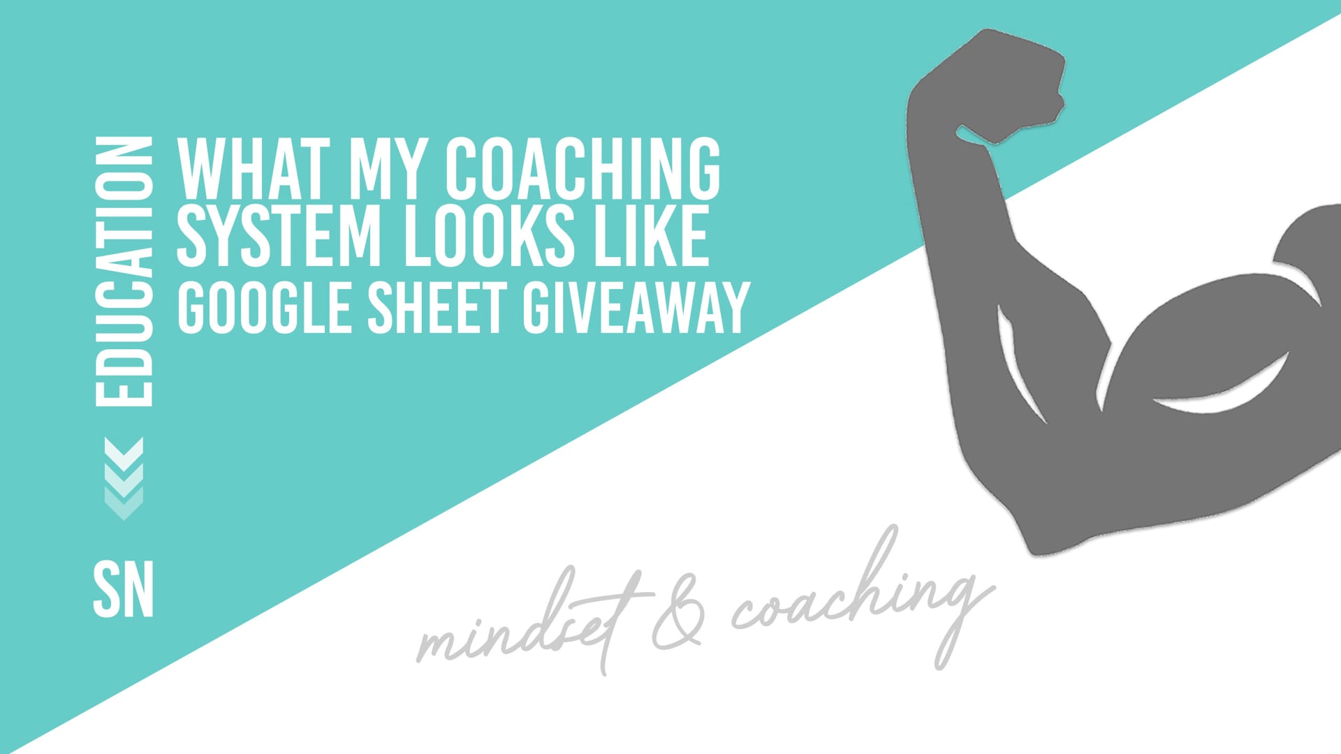 What my coaching system looks like - Google Sheet Giveaway