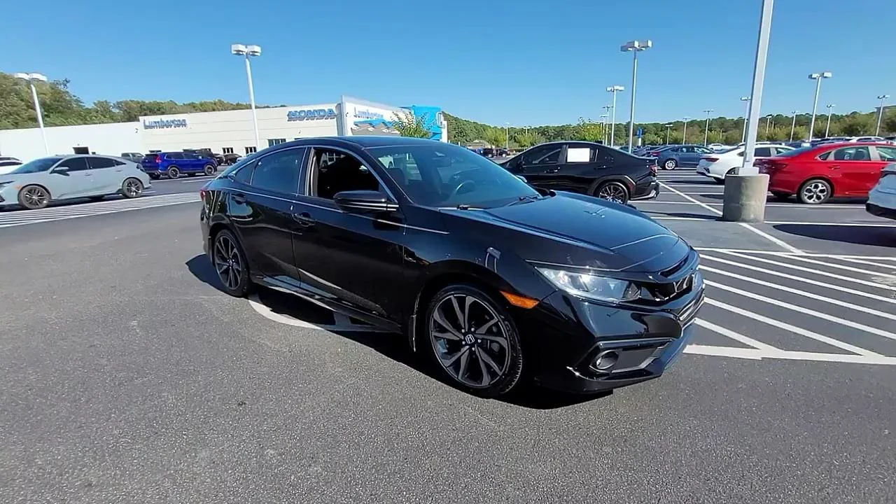 USED 2021 Honda Civic Sport CVT at Lumberton Honda (USED) MH540680 on