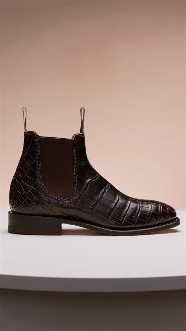 R.M Williams Pty Ltd: Proudly introducing our crocodile boot