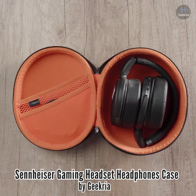 Geekria Carrying Case Cover Compatible with SENNHEISER Momentum True W