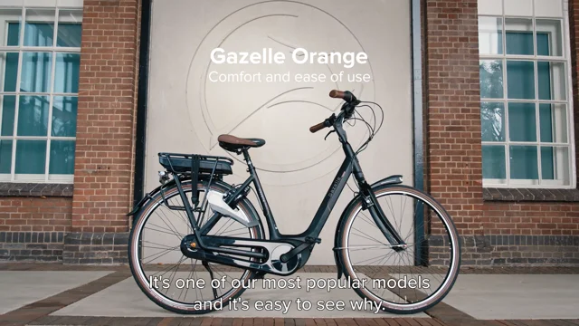 Velo electrique gazelle orange cheap