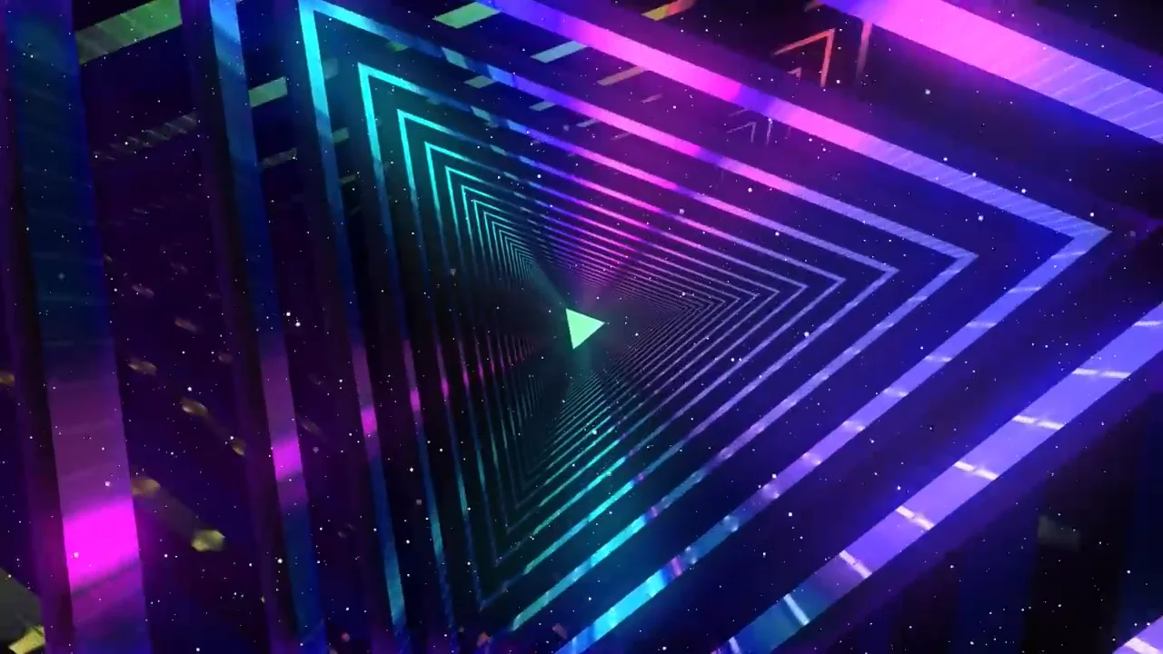 Abstract Tunnel VJ Motion Background __ Neon Light Tunnel Free VJ Loops ...