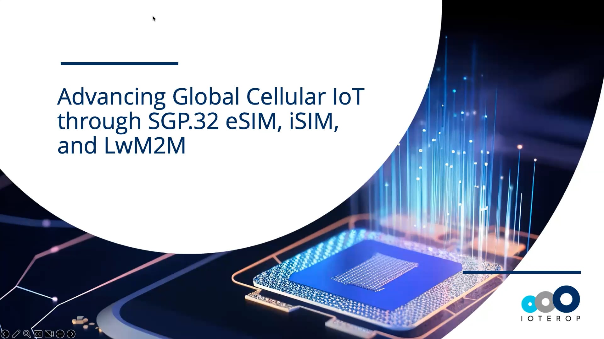 Advancing Global Cellular IoT Through SGP.32, ESIM, ISIM And LwM2M On Vimeo