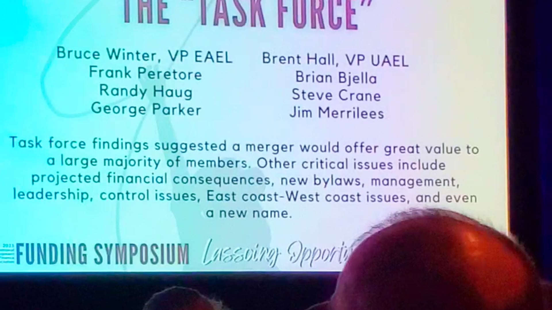 Tribute to NEFA'S Founding Board with BEFN's George Parker