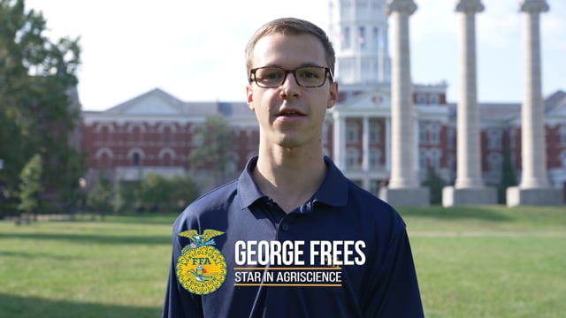 George Frees | 2023 Star in Agriscience Winner
