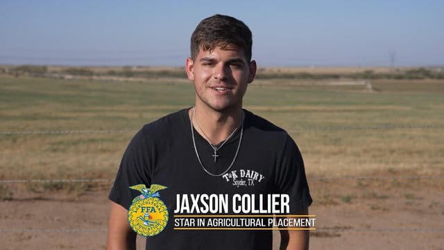 Jaxson Collier | 2023 Star in Agricultural Placement Finalist