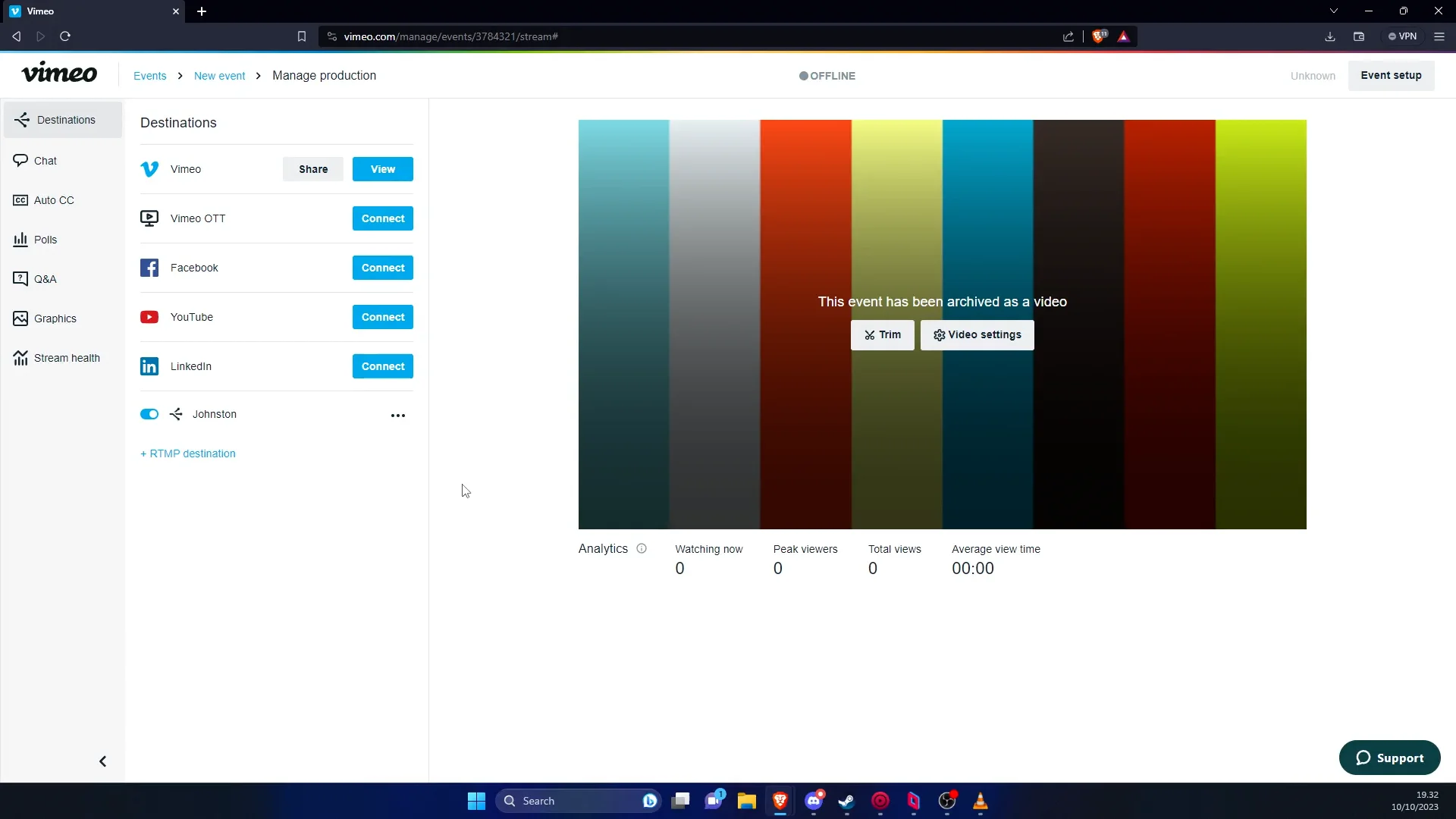 New event on Vimeo