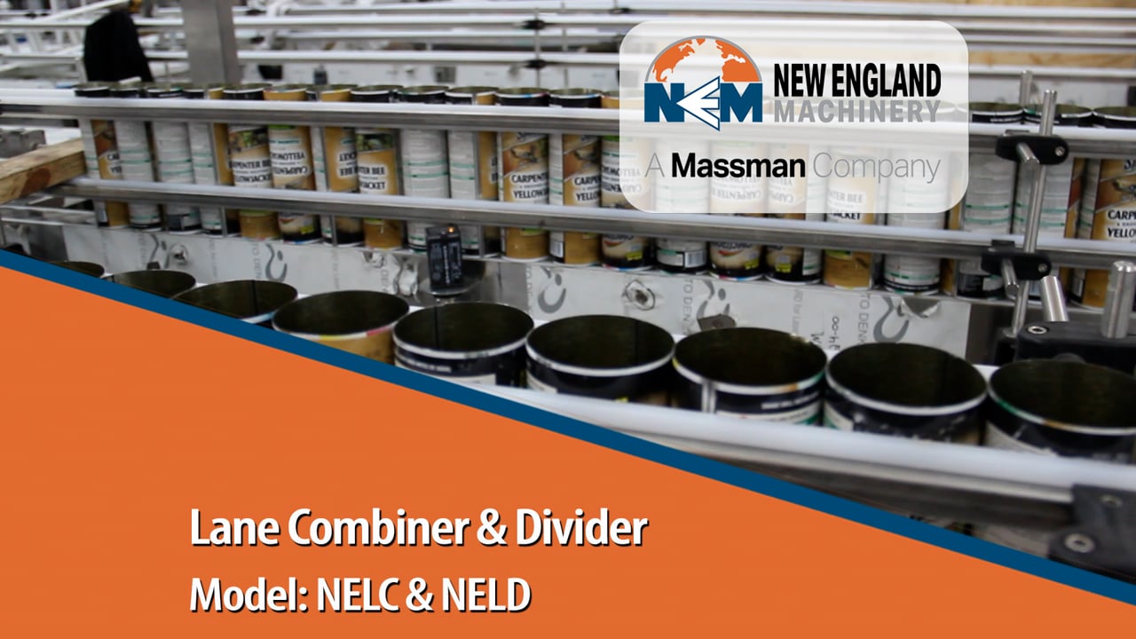 Material Handling, Lane Combiner & Lane Divider