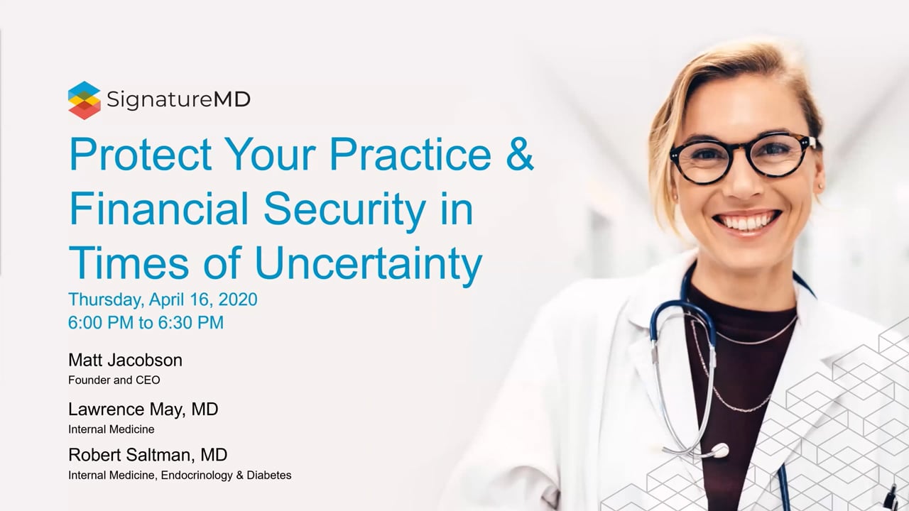 Protect Your Practice & Financial Security in Times of Uncertainty