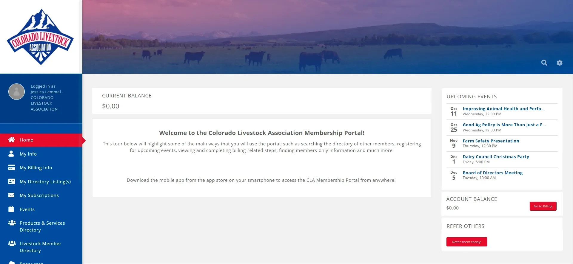 CLA Membership Portal Tour on Vimeo