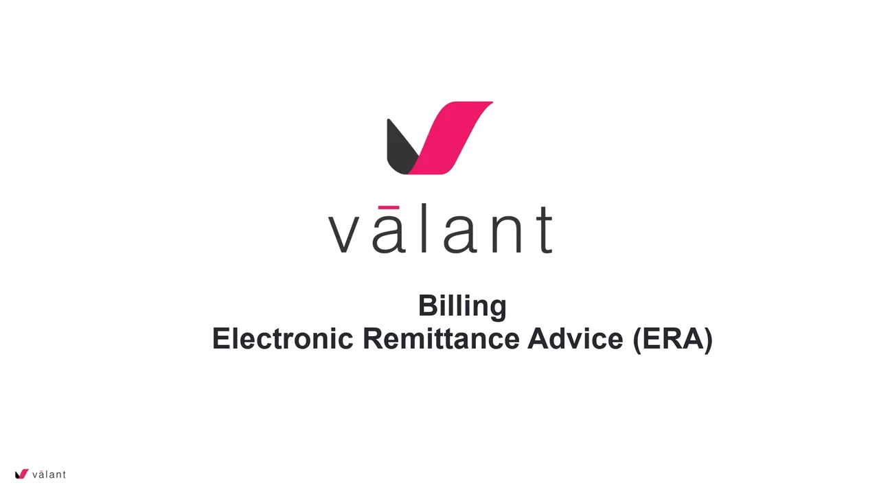 Video Tutorial - Billing: Electronic Remittance Advice (ERA) Overview ...
