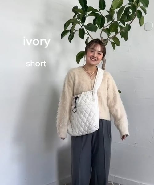 選べるSHORT丈&LONG丈あり】シャギーカーディガンLS | [公式