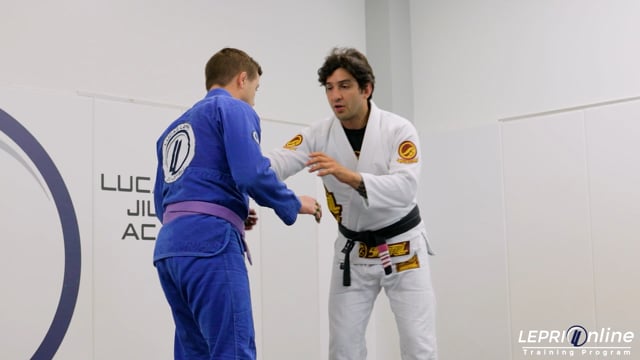 Collar Drag to Leg Trip to Back Take to Collar Choke