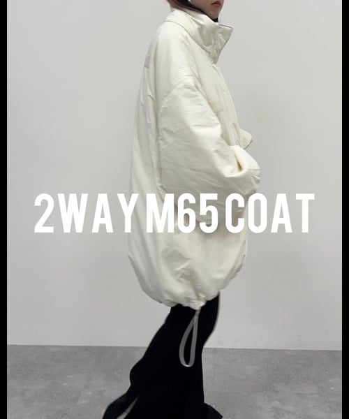 WEB限定】ソデ2WAY M-65コート | [公式]ジーナシス （JEANASIS）通販
