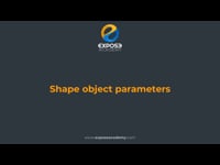 Shape object parameters