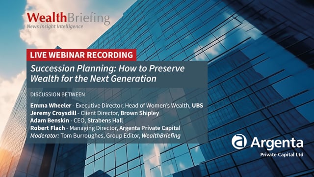 WEALTH TALK: Succession Planning: How To Preserve Wealth For Next Generation placholder image