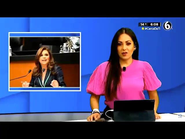 Telediario con Alberto Rueda y Gaby Tamez. Seccion Trascendio ...
