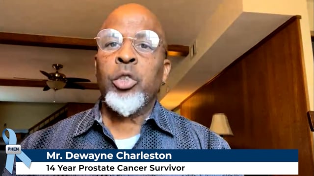 Mr. DeWayne Charleston advises Black men to participate in clinical trials