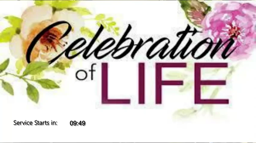 Celebration of Life. Caryyork celebrating Life.