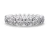 Oval and Emerald-Cut Diamond Eternity Band in 14K White Gold &#40;4 ct. tw.&#41;