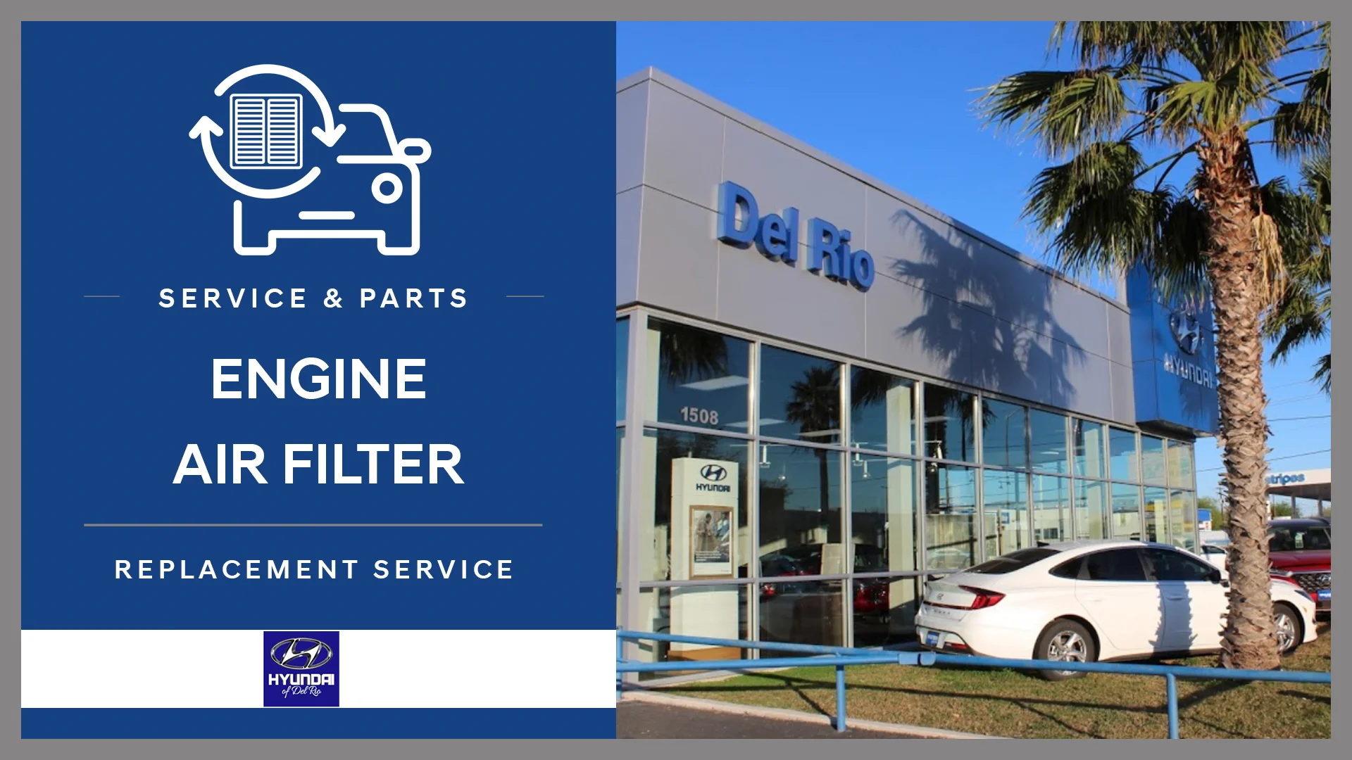 Hyundai Engine Air Filter Replacement Del Rio, TX // Hyundai of Del Rio