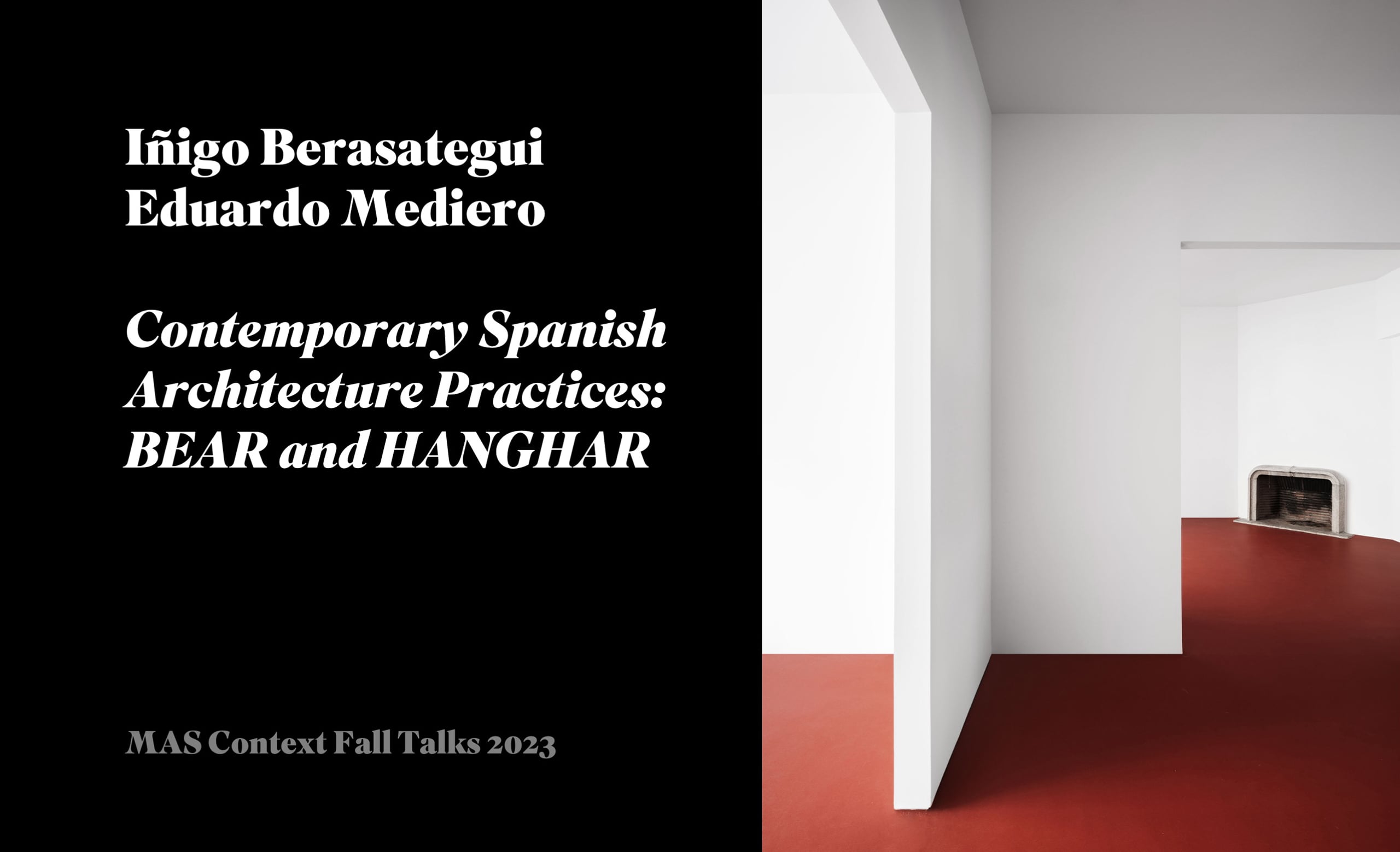MAS CONTEXT FALL TALKS 2023 | CONTEMPORARY SPANISH ARCHITECTURE ...