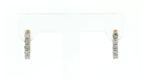 50 ct. t.w. Diamond Huggie Hoop Earrings in 14kt Yellow Gold