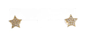 20 ct. t.w. Diamond Star Stud Earrings in 18kt Gold Over Sterling