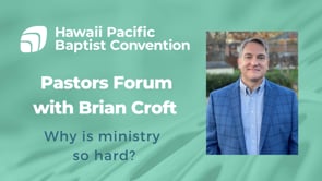 Pastors Forum with Brian Croft - Why Is Ministry So Hard?