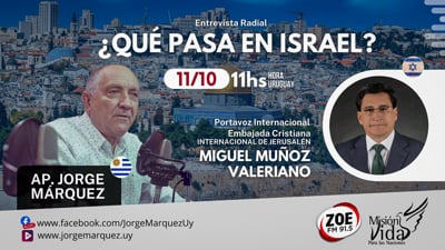 Entrevista al Lic. Miguel Muñoz - ¿Qué pasa en Israel?